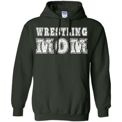 Wrestling Mom Mommy T-shirt Forest Green