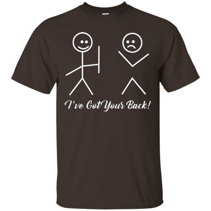 I’ve Got Your Back T-shirt Dark Chocolate