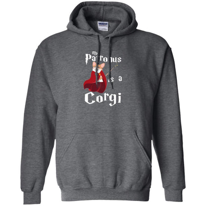 Dog Lover T-shirt My Patronus Is A Corgi T-shirt Dark Heather