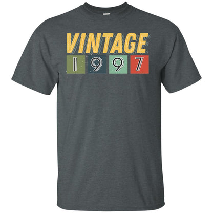 Vintage 1997 21th Birthday Gift Shirt For Mens Or Womens Dark Heather
