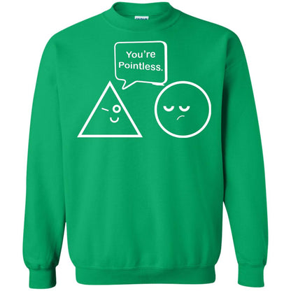 Math Lover T-shirt You're Are Pointless Irish Green