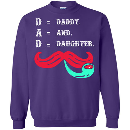 Daddy And Daughter Dad Shirt For Father_s Day Purple