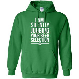 Beer Lover T-shirt I Am Silently Judging Your Beer Sellection