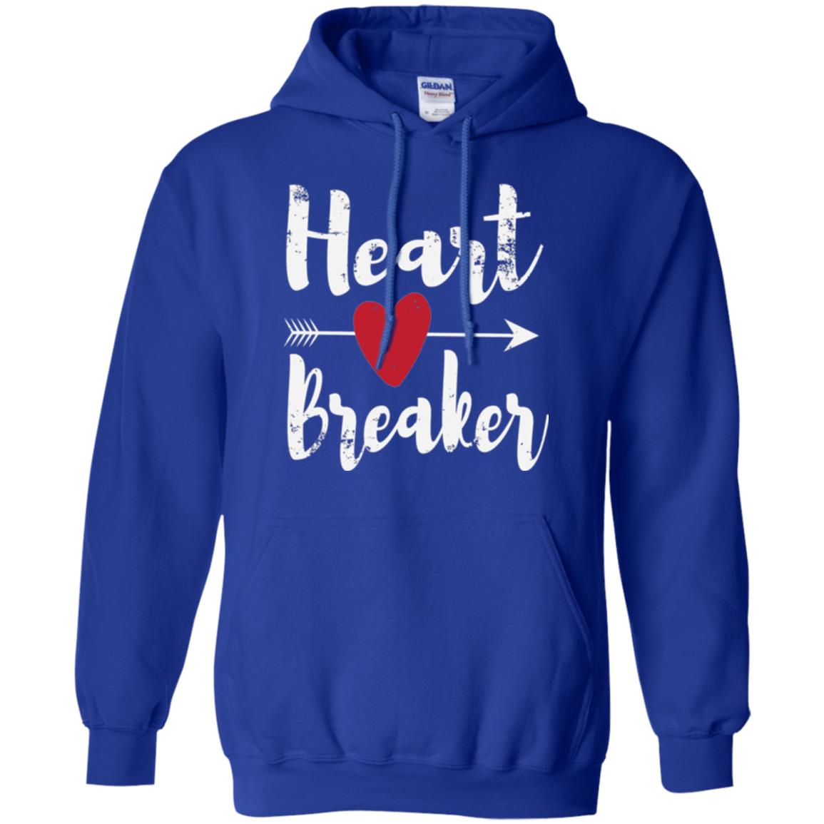 Valentines Day T-shirt Heart Breaker T-shirt Royal