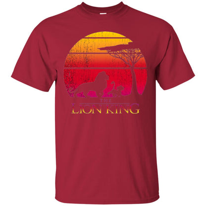 Cartoon T-shirt Lion King Vintage Sunset Cardinal