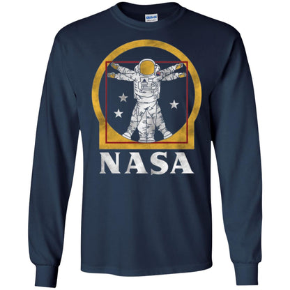 Nasa Vitruvian Astronaut Graphic T-shirt Navy