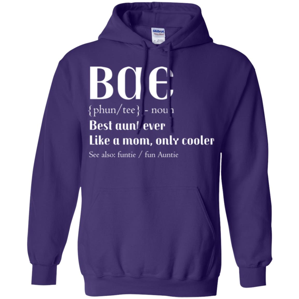 Bae Best Aunt Ever Shirt Purple