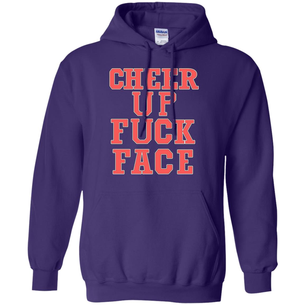 Cheer Up Face Shirt Purple