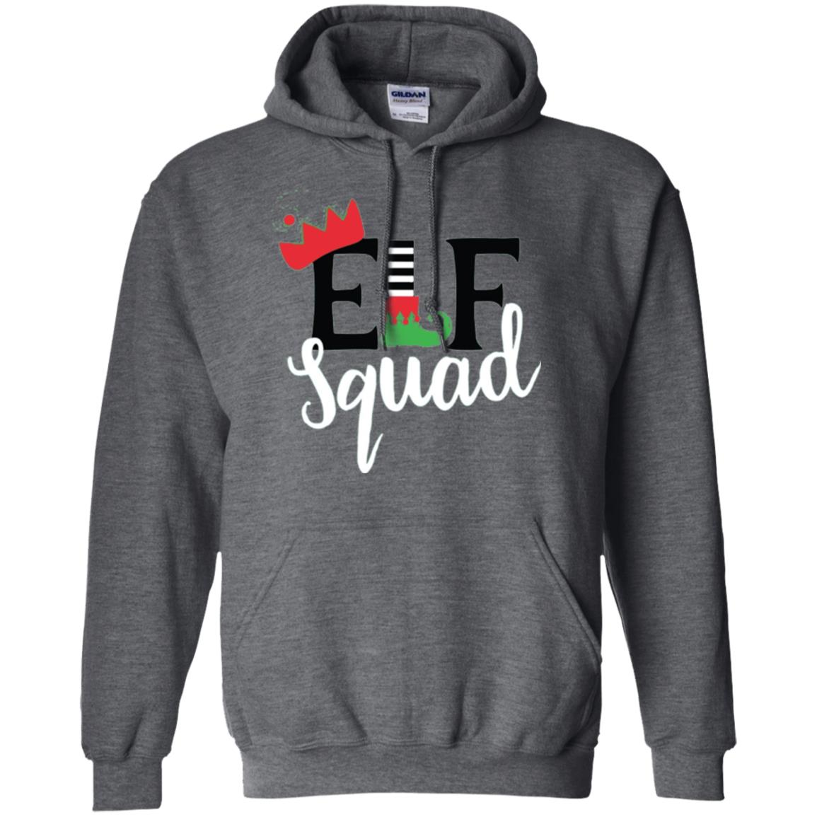 Christmas T-shirt Elf Squad Dark Heather