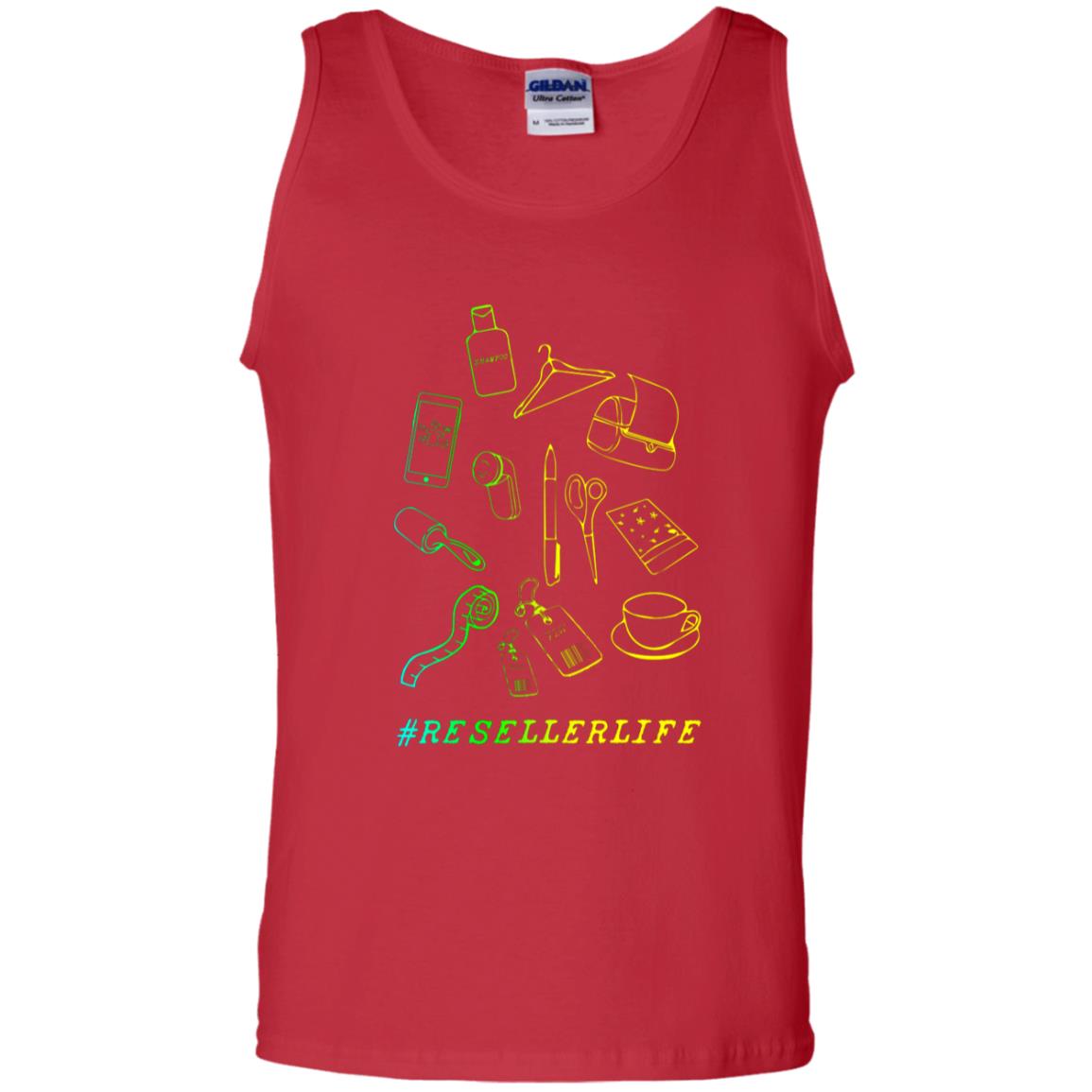 Reseller Life Entrepreneur Self Employed Reselling Gift Shirt Red