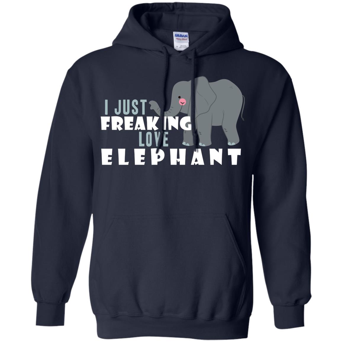 I Just Freaking Love Elephant Shirt Navy