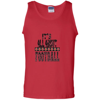 Football Lover T-shirt It_s All About Football Red
