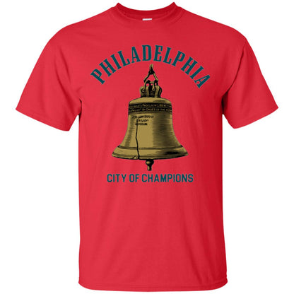 Football T-shirt Philadelphia City Of Champions Red