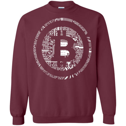 Crypto Currency Traders Bitcoin T-shirt Maroon
