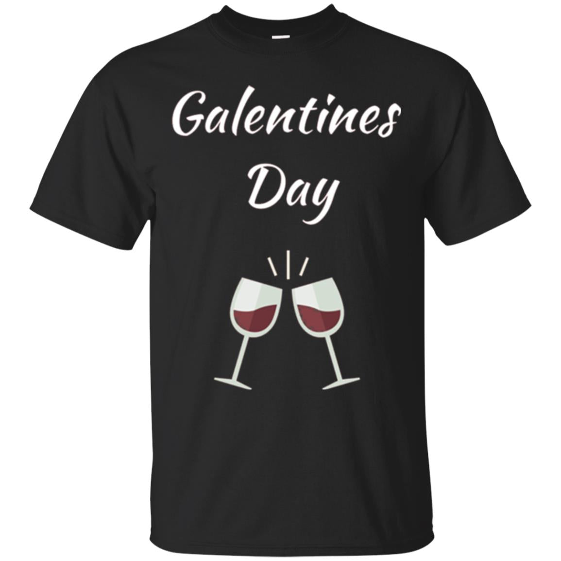 Valentines Alternative Galentines Day T-shirt Black