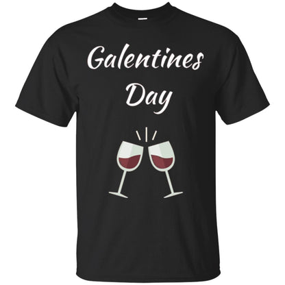 Valentines Alternative Galentines Day T-shirt Black