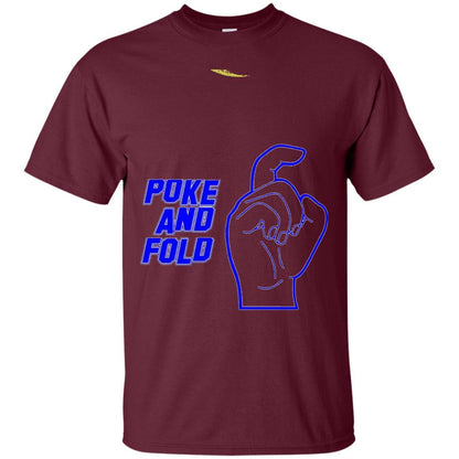 Poke And Fold T-Shirt Maroon