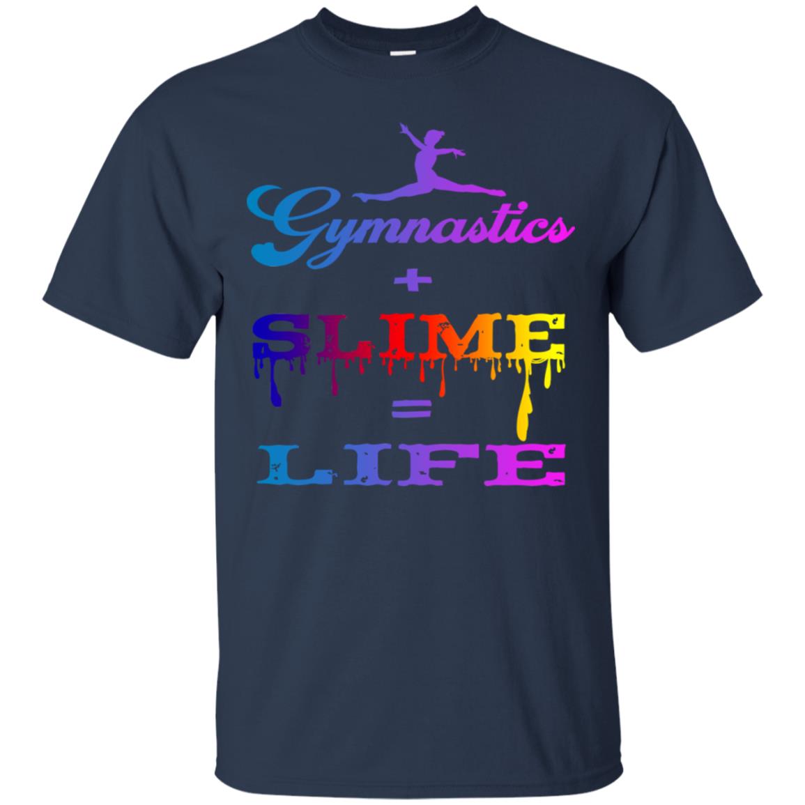 Gymnastics Smile Life Shirt For Womens Navy