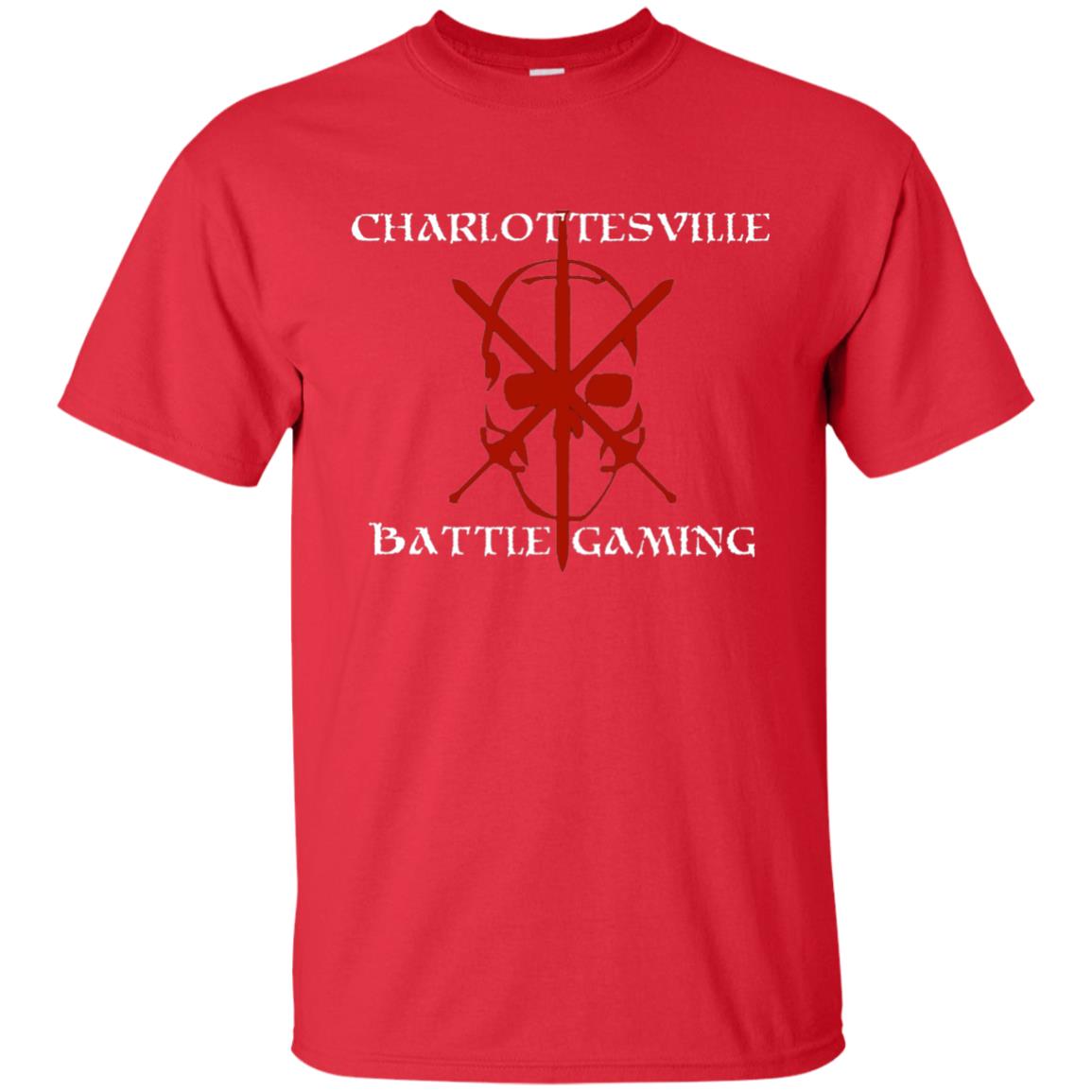 Charlottesville Battle Gaming Gamer T-shirt Red