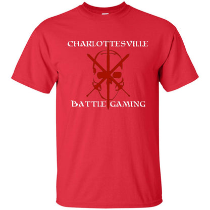 Charlottesville Battle Gaming Gamer T-shirt Red