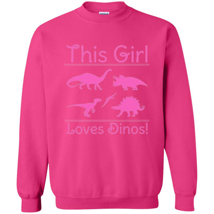 Dinosaur T Shirt This Girl Loves Dinos Heliconia