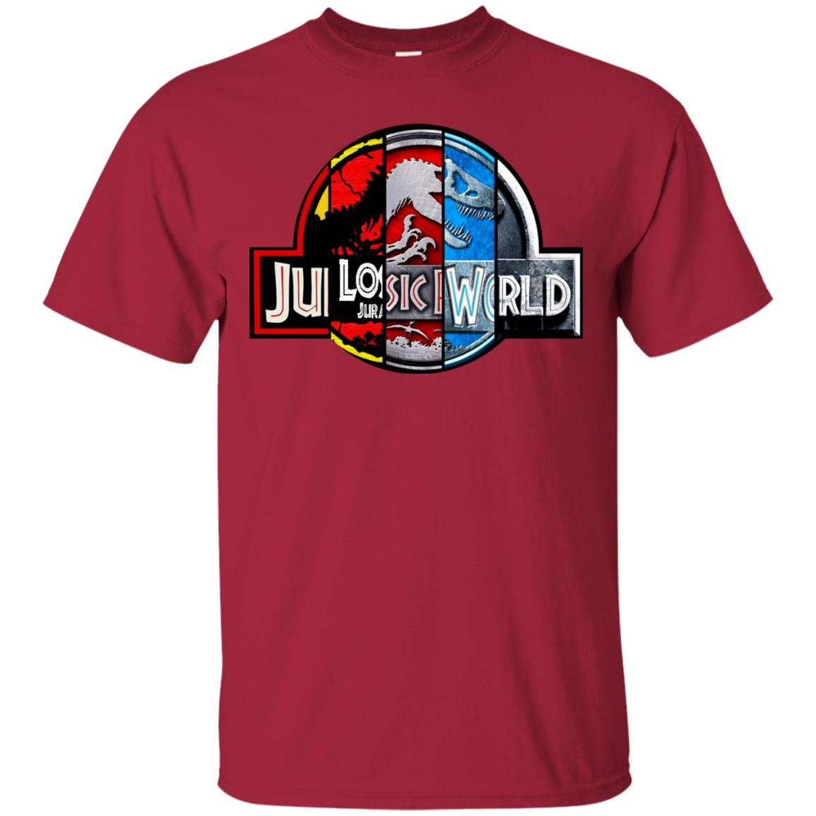 Jurassic World Movie Fan Shirt Cardinal