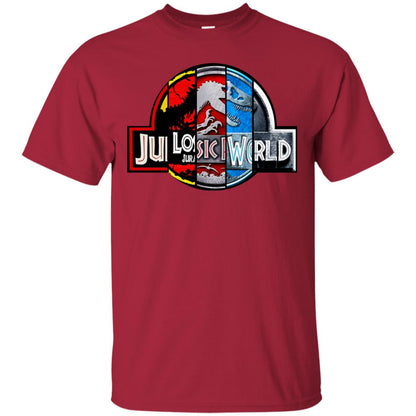 Jurassic World Movie Fan Shirt Cardinal