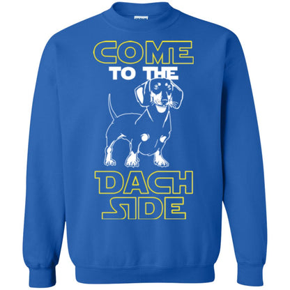 Come To The Dach Side Dachshund Dog Lover Shirt Royal