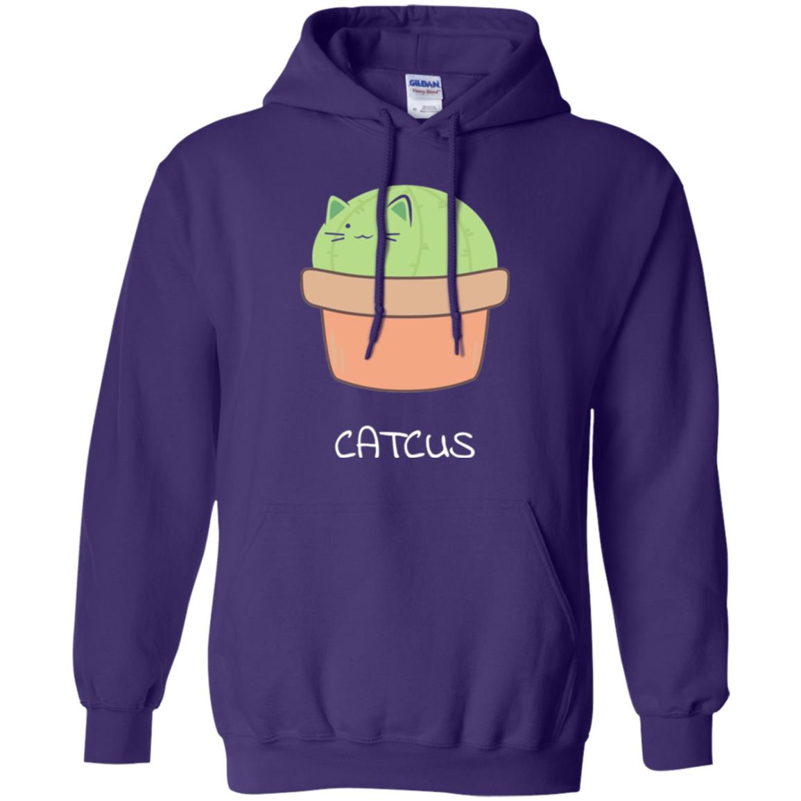 Cat Lovers T-shirt Catcus Purple