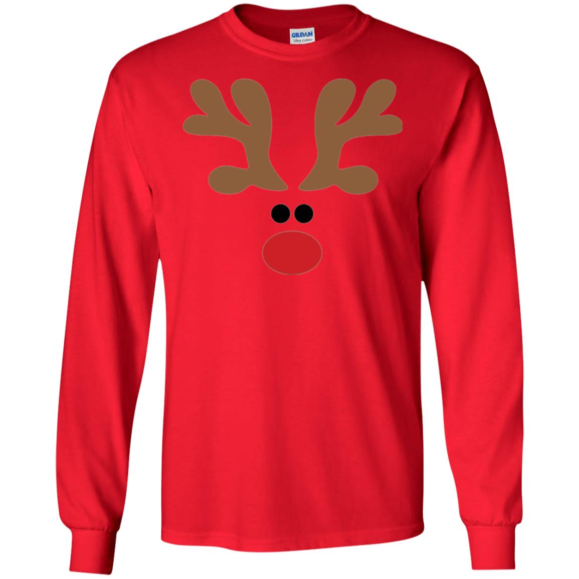 Christmas T-shirt Reindeer Red