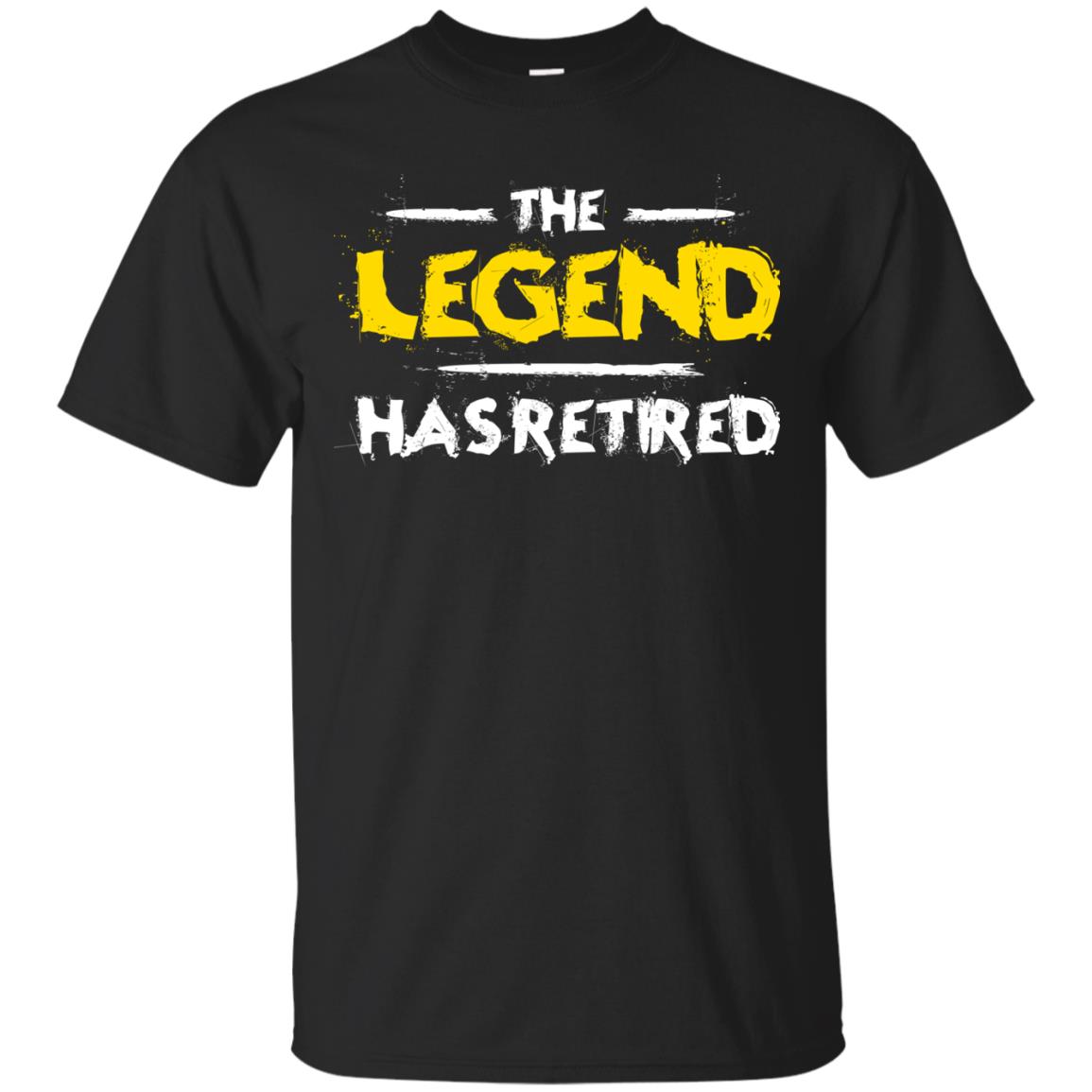 Retirement T-shirt The Legend Has Retired Black