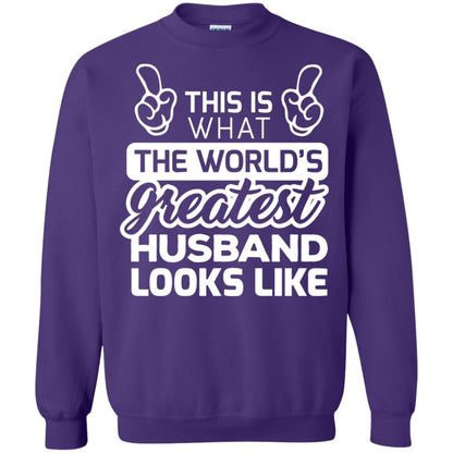 World_s Greatest Husband Best Husband Ever Looks Like T-shirt Purple