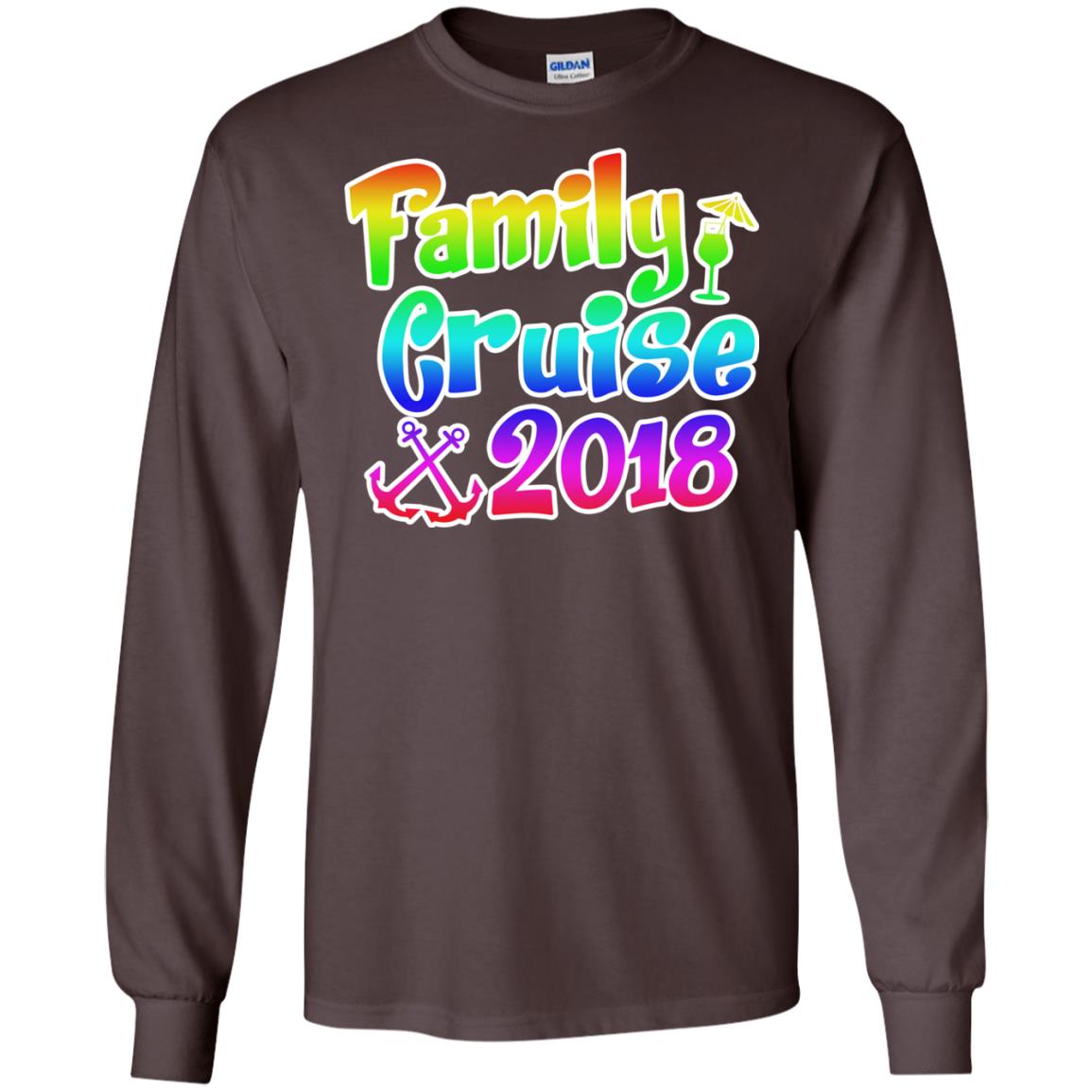 Family T-shirt Cruise 2018 Dark Chocolate