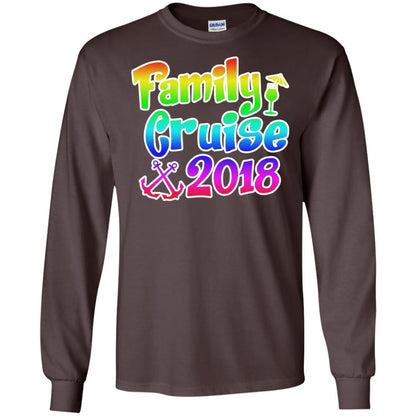 Family T-shirt Cruise 2018 Dark Chocolate