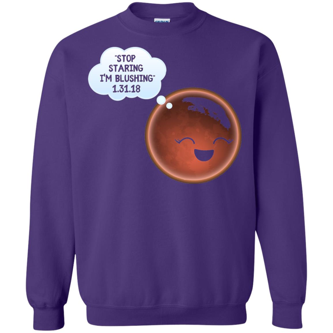 Celestial Total Lunar Eclipse 2018 T-shirt Funny Meme Purple