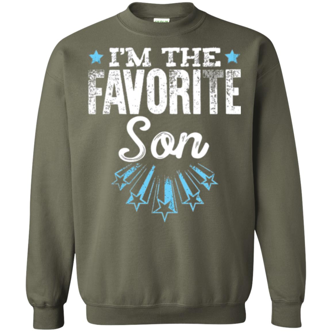 Family T-shirt I_m The Favorite Son Military Green