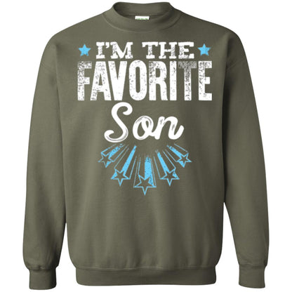 Family T-shirt I_m The Favorite Son Military Green