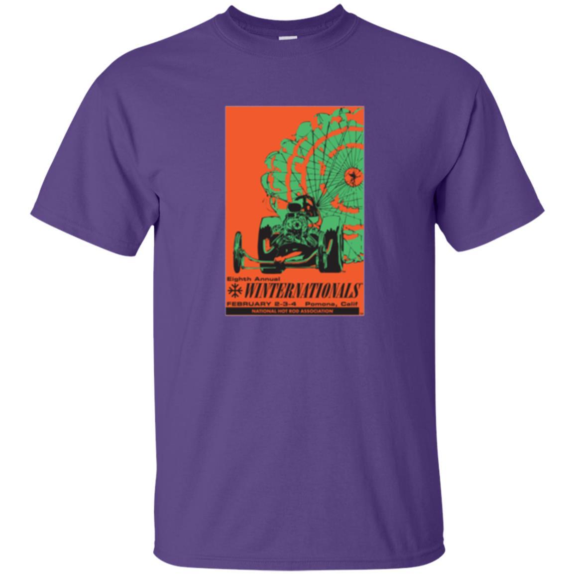 Nhra 1968 Winternationals T-shirt Purple