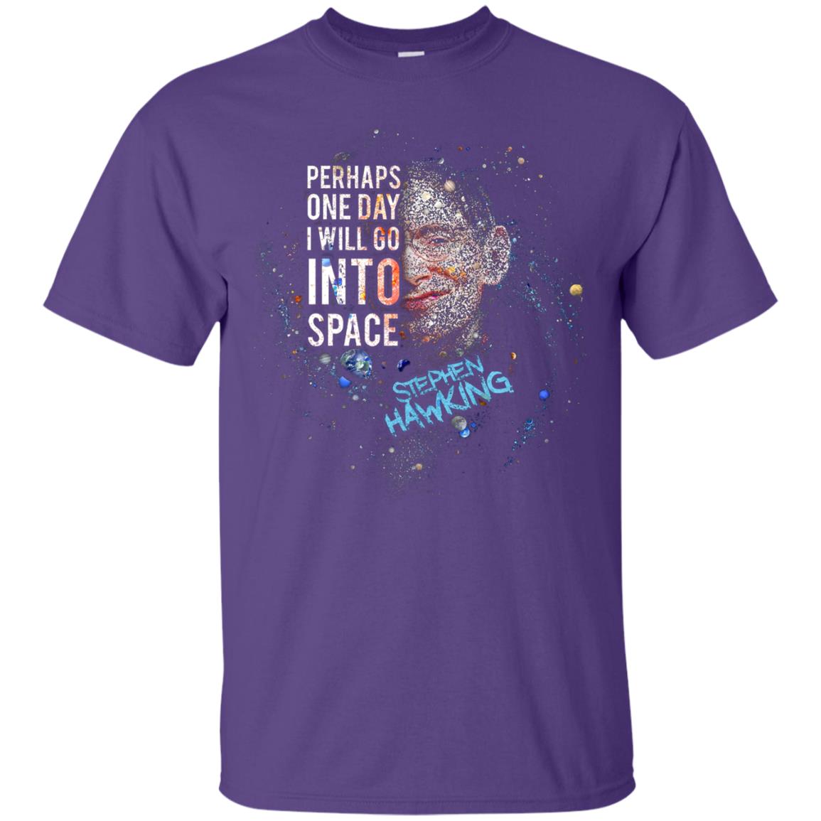 One Day I Will Go Into Space Shirt Purple
