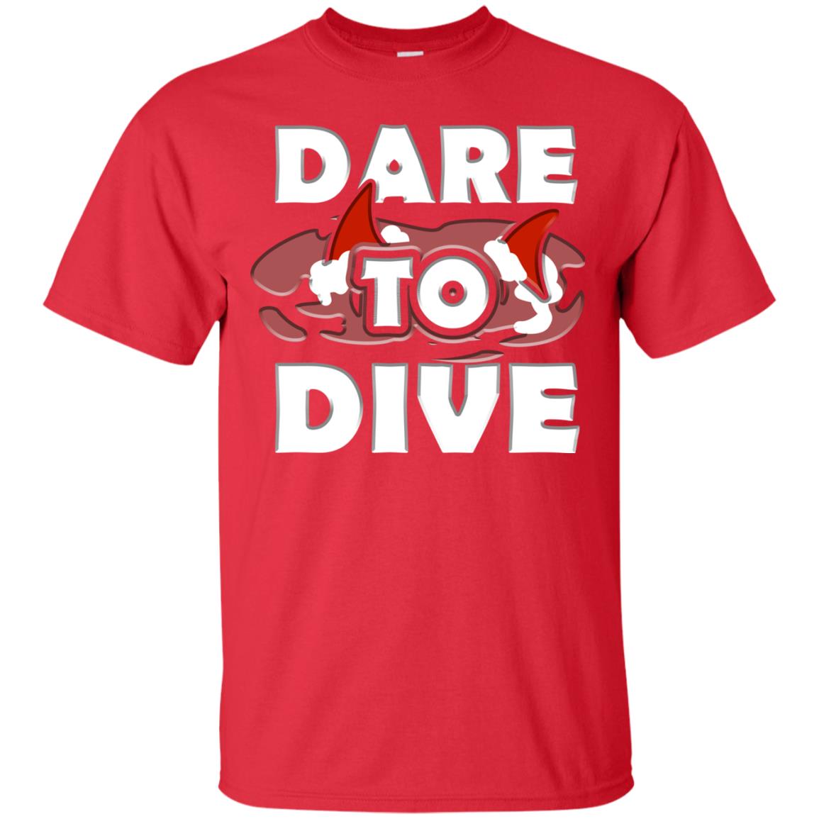 Every Day Of Dare To Dive Shark T-shirt 2018 Red