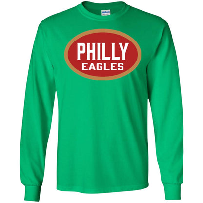 Football T-shirt Philly Eagles Irish Green