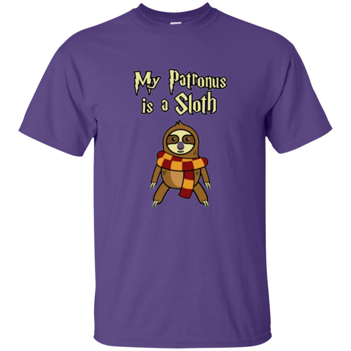 Christmas T-shirt My Patronus Is A Sloth T-shirt Purple