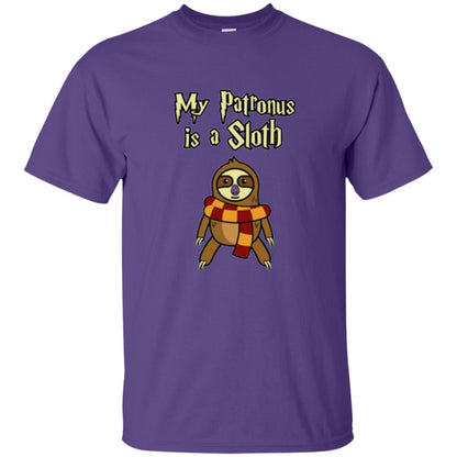Christmas T-shirt My Patronus Is A Sloth T-shirt Purple