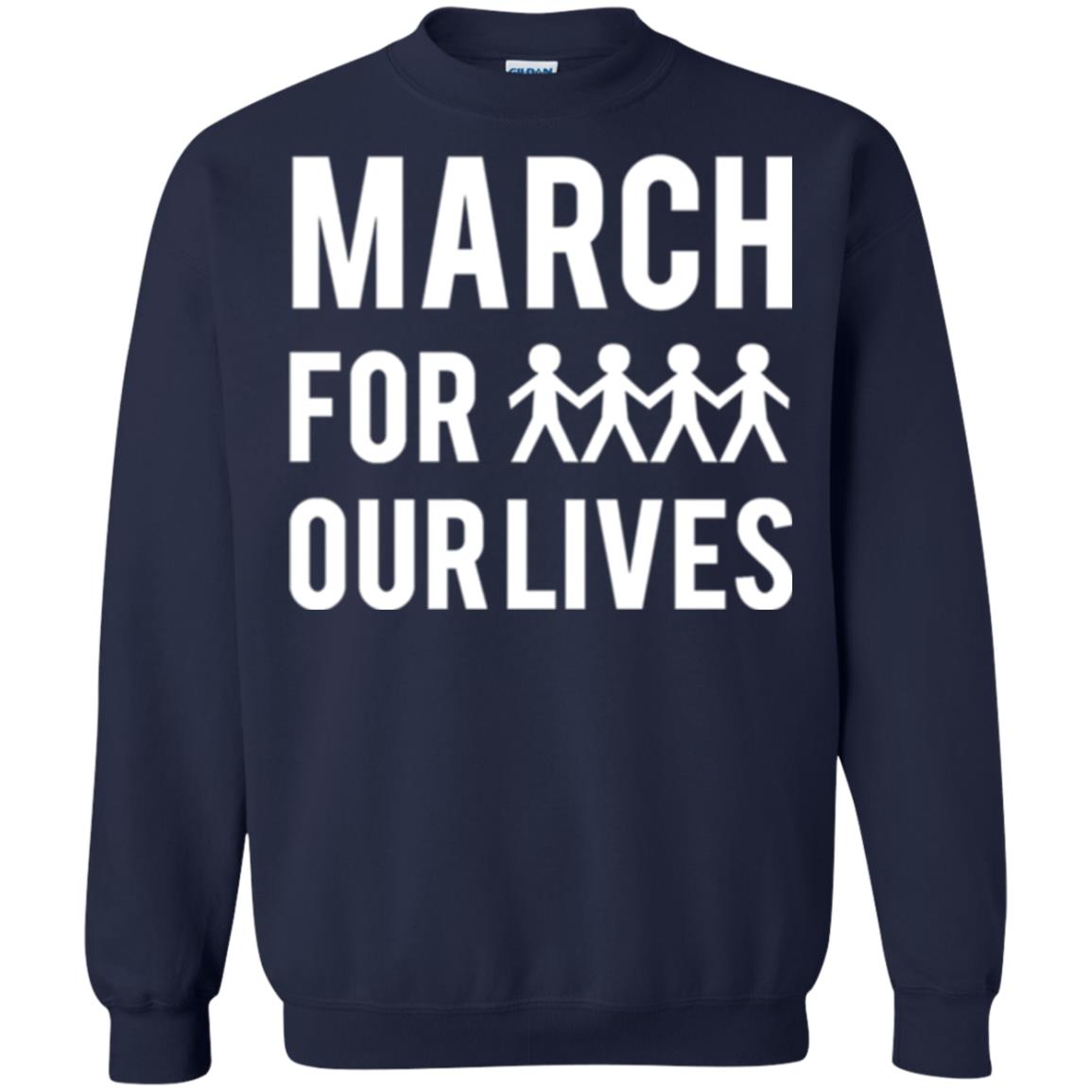 March For Our Lives Anti Gun T-shirt Navy
