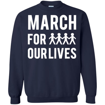 March For Our Lives Anti Gun T-shirt Navy