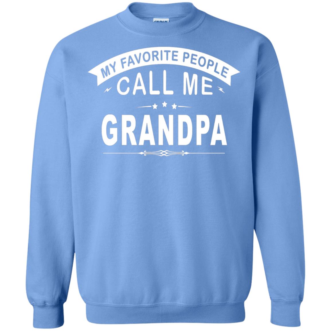 My Favorite People Call Me Grandpa Papa T-shirt Carolina Blue