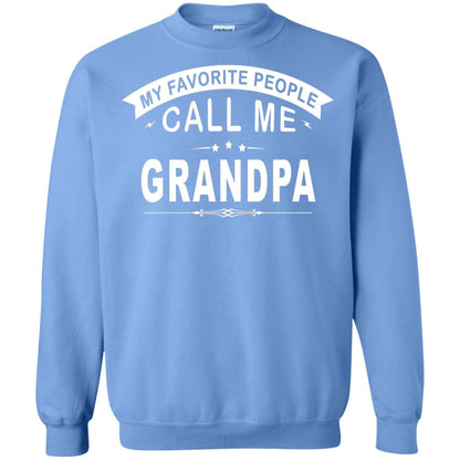 My Favorite People Call Me Grandpa Papa T-shirt Carolina Blue