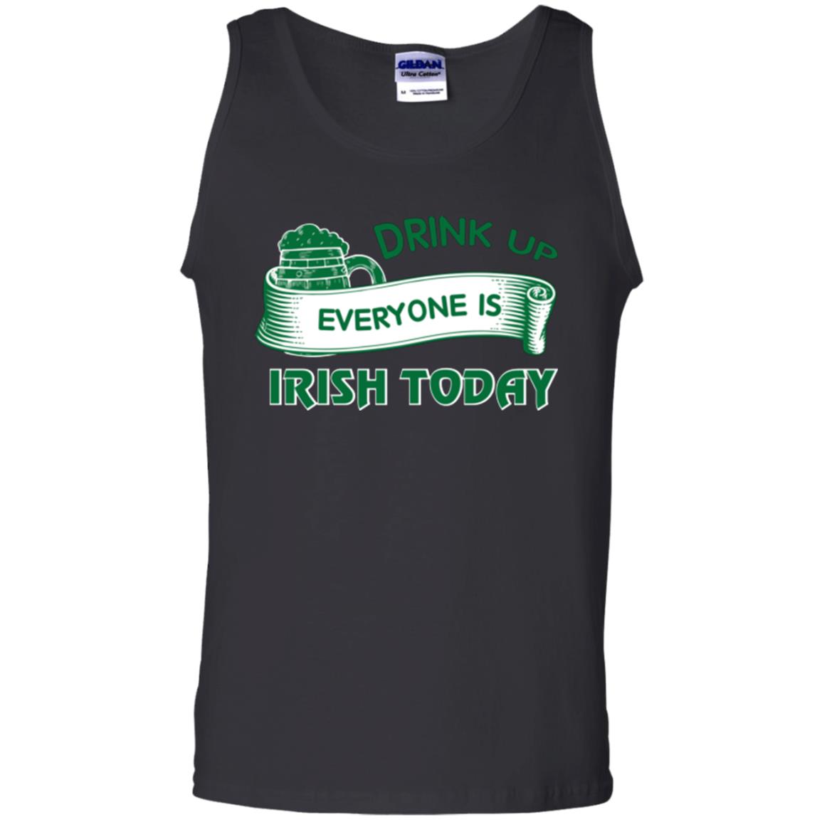 Saint Patrick's Day T-shirt Drink Up Everyone Is Irish Today Black