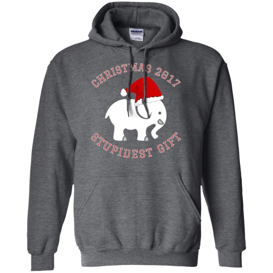 Elephant T-shirt Christmas 2017 T-shirt Dark Heather