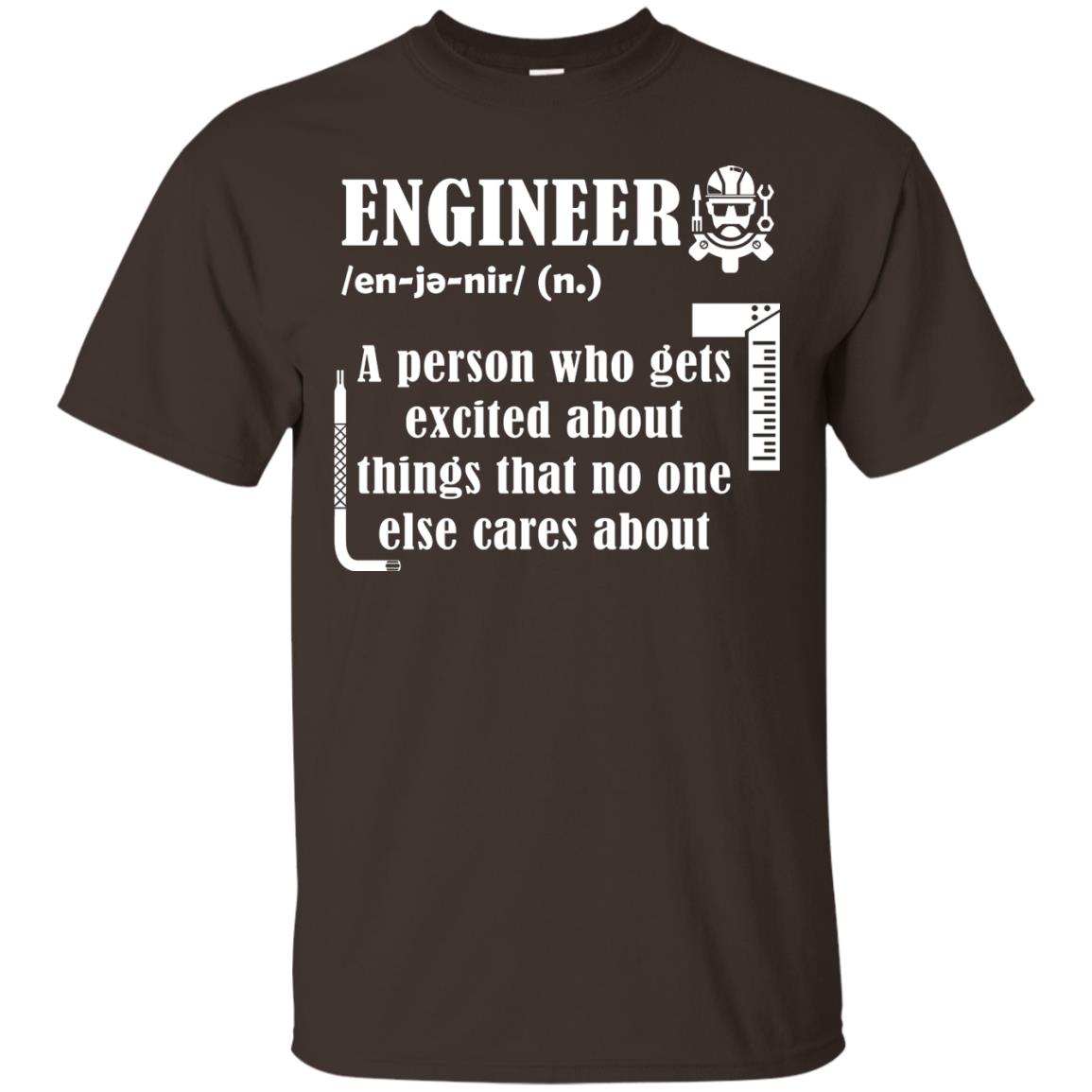 Engineer T-shirt A Person Who Gets Excited About Dark Chocolate